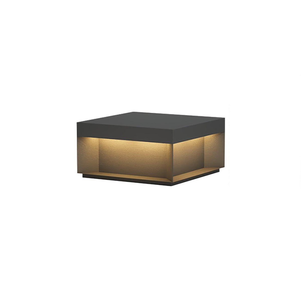 Outdoor Post Light Integrated LED Frosted Acrylic IP65