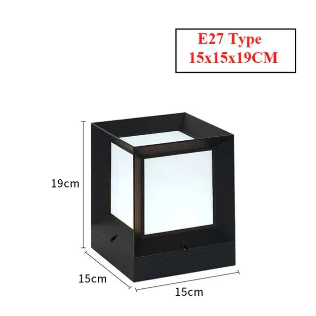 Outdoor Post Light Weather-Resistant 12W LED Warm & White
