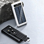 Outdoor Power Bank 20000mAh Solar Dual USB