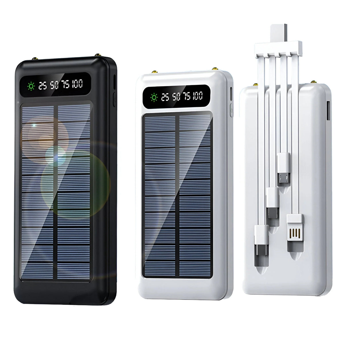 Outdoor Power Bank 20000mAh Solar Dual USB