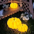 Outdoor Pumpkin Light Solar Powered Warm LED Waterproof