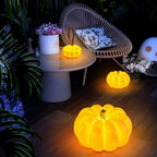 Outdoor Pumpkin Light Solar Powered Warm LED Waterproof