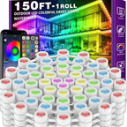 Outdoor RGB LED Strip Lights App-Controlled IP67