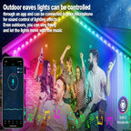 Outdoor RGB LED Strip Lights App-Controlled IP67