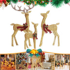 Outdoor Reindeer Set of 3 Warm White LED