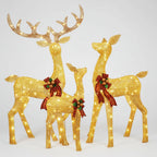 Outdoor Reindeer Set of 3 Warm White LED