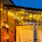 Outdoor Rope Lights Hemp Solar Dusk Sensor