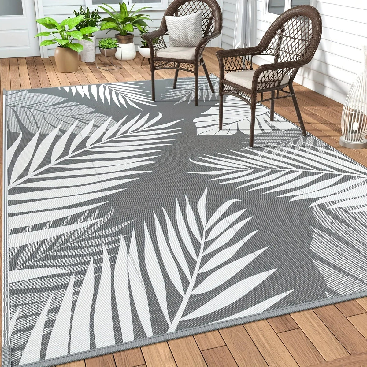 Outdoor Rug Foldable Waterproof & Mold-Resistant