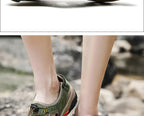 Outdoor Sandals Genuine Leather Elastic Strap Rubber Sole