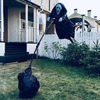 Outdoor Scarecrow Wind-Powered Flowing Robe Detachable Pole
