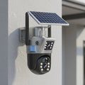 Outdoor Security Camera 4K 10x Zoom Solar Powered