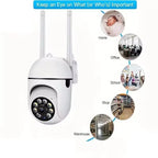 Outdoor Security Camera Motorized Pan-Tilt Auto-Tracking 5MP Night Vision