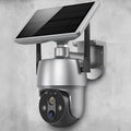 Outdoor Security Camera Solar-Powered 360-Degree Weather-Resistant