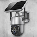 Outdoor Security Camera Solar-Powered 360-Degree Weather-Resistant