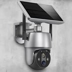 Outdoor Security Camera Solar-Powered 360-Degree Weather-Resistant