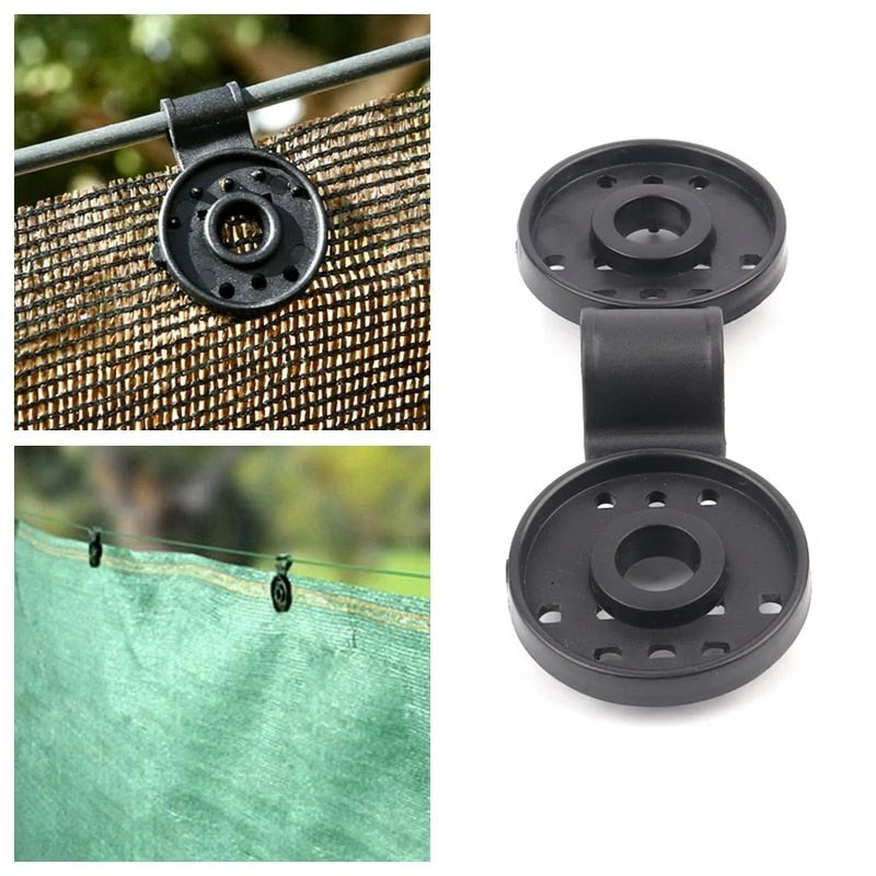 Outdoor Shade Clamp Spring-Loaded Weather-Resistant