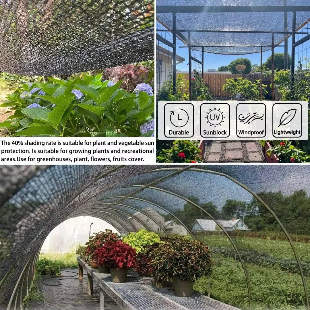Outdoor Shade Cloth Sun-Filtering Mesh & Reinforced Eyelets