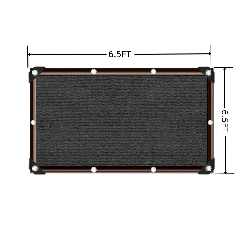 Outdoor Shade Cloth Sun-Filtering Mesh & Reinforced Eyelets