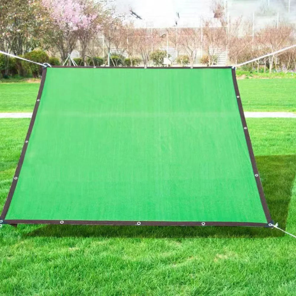 Outdoor Shade Sail Breathable Mesh & Reinforced Grommets