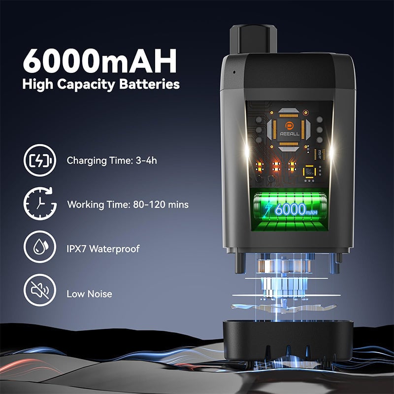 Outdoor Shower Pump Rechargeable LED Display