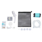 Outdoor Shower Rechargeable 90-Min Battery & Copper Motor