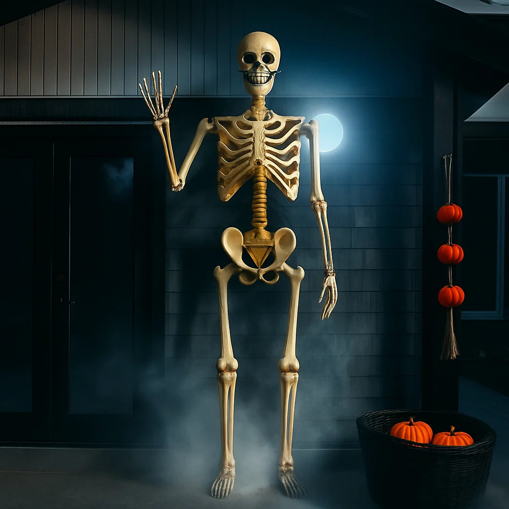 Outdoor Skeleton Poseable 6 Ft Weather-Resistant