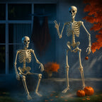 Outdoor Skeleton Poseable 6 Ft Weather-Resistant