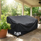 Outdoor Sofa Cover Water-Repellent Polyester Silver Inner Coating