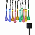 Outdoor Solar Color-Changing String Lights (Auto Dusk-To-Dawn)
