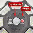 Outdoor Solar Flood Light Motion Sensor 168 COB LEDs
