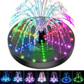 Outdoor Solar Fountain 60 LEDs 7 Spray Patterns