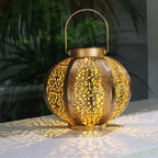 Outdoor Solar Lantern Dusk Sensor Weather-Resistant
