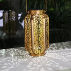 Outdoor Solar Lantern Dusk Sensor Weather-Resistant