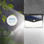 Outdoor Solar Light Motion-Activated 800 Lumens Weather-Resistant