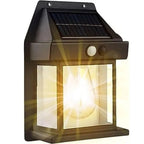 Outdoor Solar Motion Light Warm White Weather Resistant