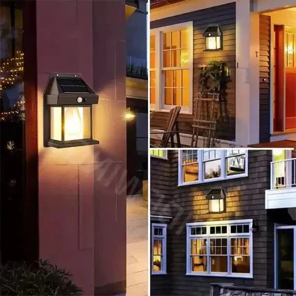 Outdoor Solar Motion Light Warm White Weather Resistant
