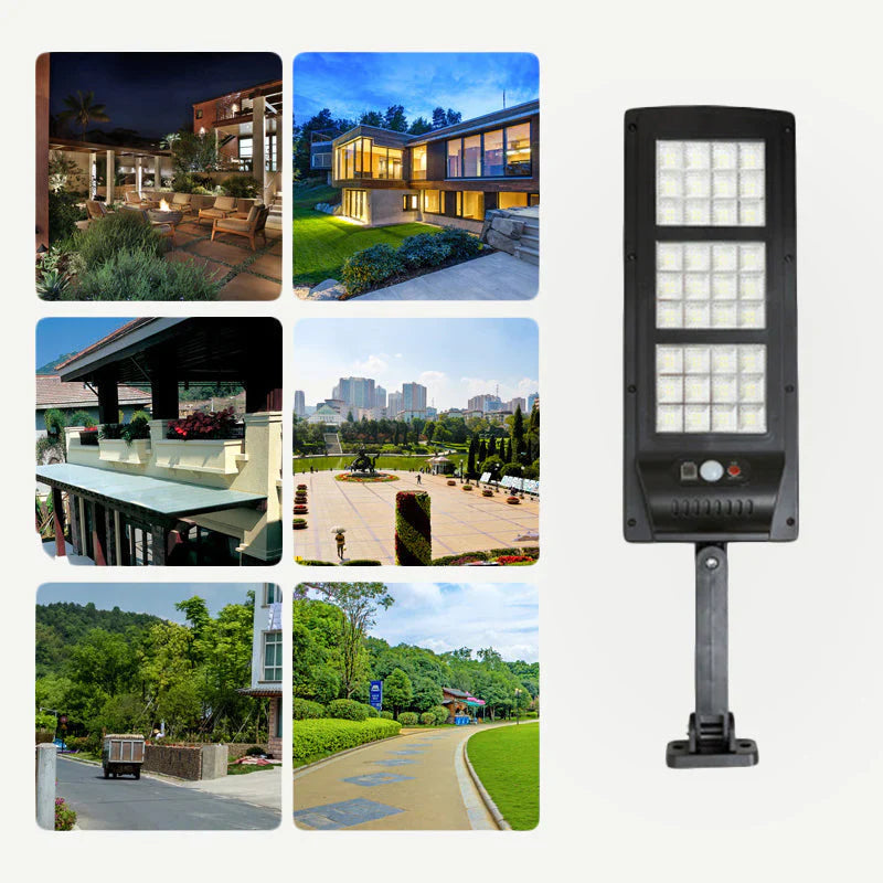 Outdoor Solar Security Light Motion-Activated IP65