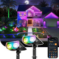 Outdoor Solar Spot Light App-Controlled RGB 14-Hour IP67 Waterproof