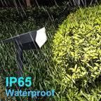 Outdoor Solar Spotlight Switchable Warm & Cool Automatic Dusk-to-Dawn Weatherproof