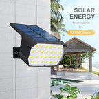 Outdoor Solar Spotlight Switchable Warm & Cool Automatic Dusk-to-Dawn Weatherproof