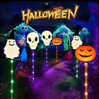 Outdoor Solar Stakes Halloween Set of 6
