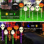 Outdoor Solar Stakes Halloween Set of 6