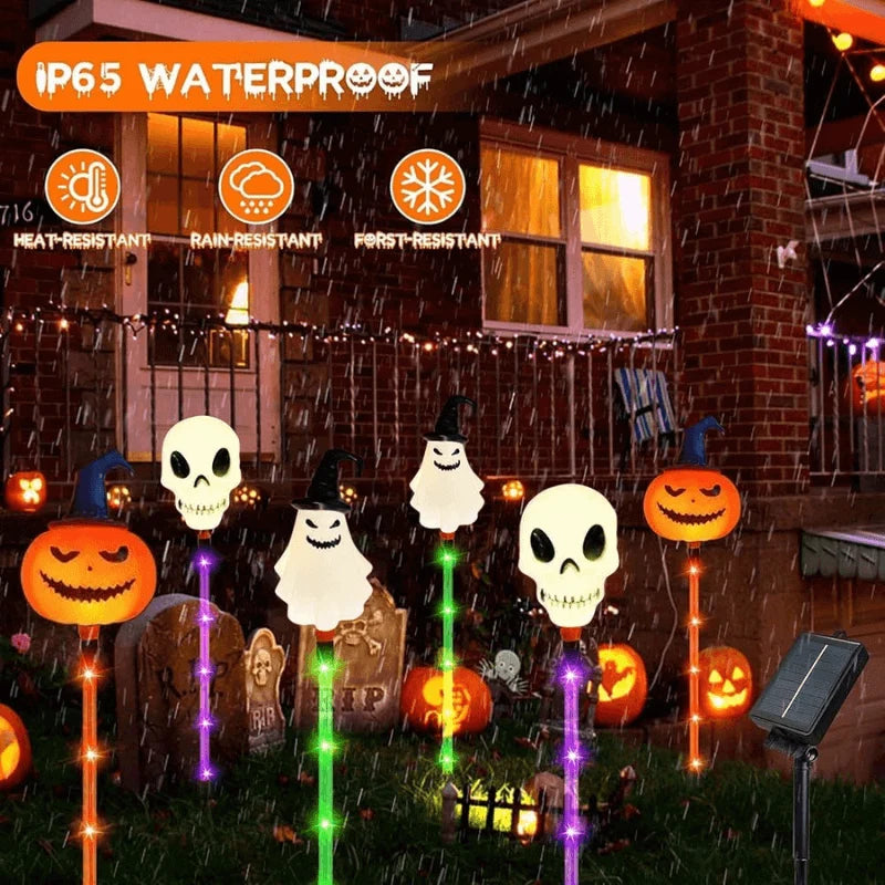 Outdoor Solar Stakes Halloween Set of 6