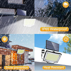 Outdoor Solar Wall Light 318 LEDs Motion Sensor