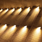 Outdoor Stair Lights Solar-Powered IP67 Waterproof