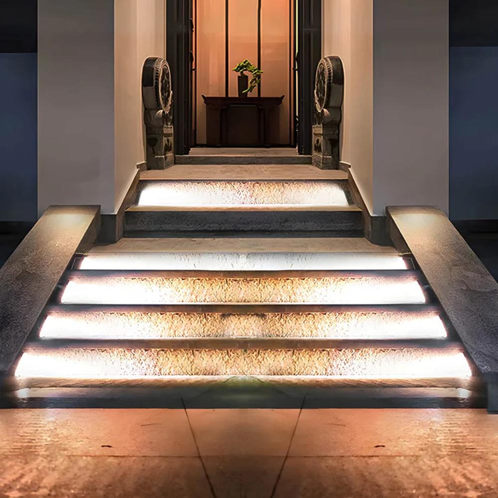 Outdoor Stair Lights Solar-Powered IP67 Waterproof