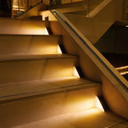 Outdoor Stair Lights Solar-Powered Warm White IP65 Easy Install