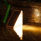 Outdoor Stair Lights Solar-Powered Warm White IP65 Easy Install