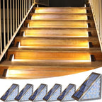 Outdoor Stair Lights Solar-Powered Warm White IP65 Easy Install