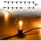 Outdoor String Lights Warm White LED Waterproof 15m/30m